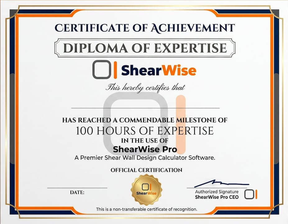 ShearWise Pro certification diploma sample